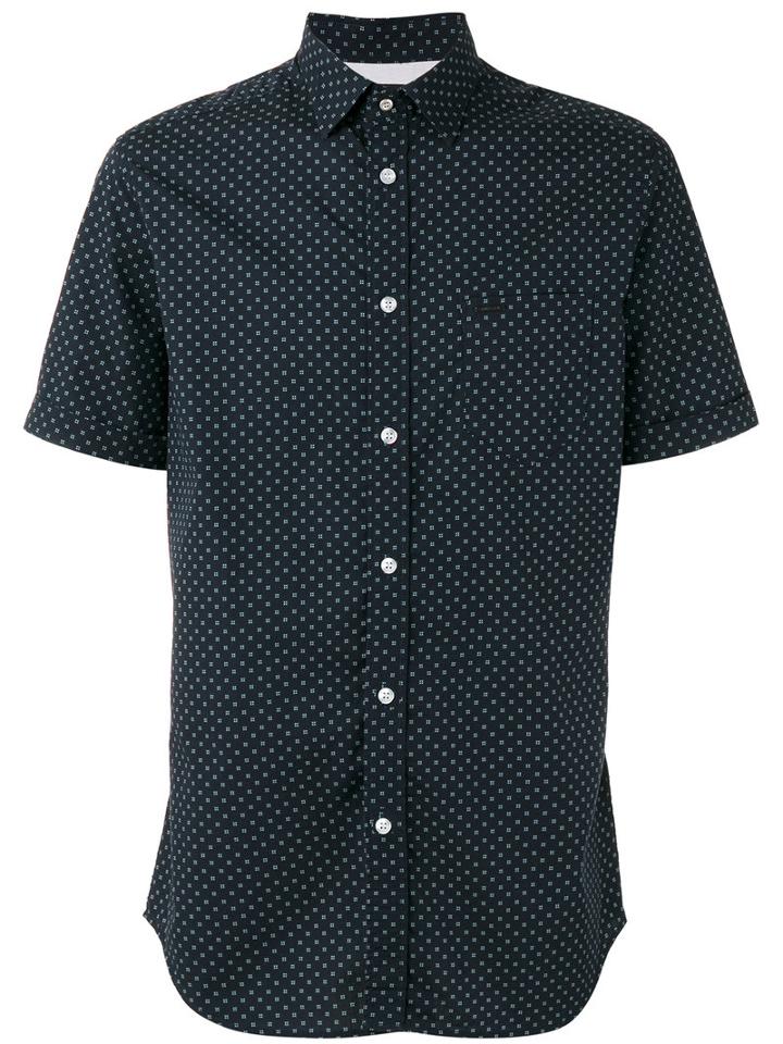 Diesel Polka Dot Shirt, Men's, Size: Xxl, Blue, Cotton