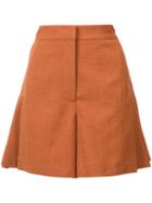 Grey Jason Wu - High-waisted Shorts - Women - Polyester - 4, Brown, Polyester