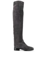 Santoni Knee-length Boots - Grey