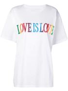 Alberta Ferretti 'love Is Love' T-shirt - White