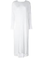 Unconditional Oversized Jersey Dress, Women's, Size: Xs, White, Rayon