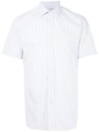 Gieves & Hawkes Short Sleeve Checked Shirt - White