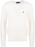 Polo Ralph Lauren Cable-knit Jumper - White