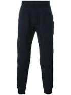 Neil Barrett Tapered Track Pants, Men's, Size: Small, Blue, Cotton/lyocell