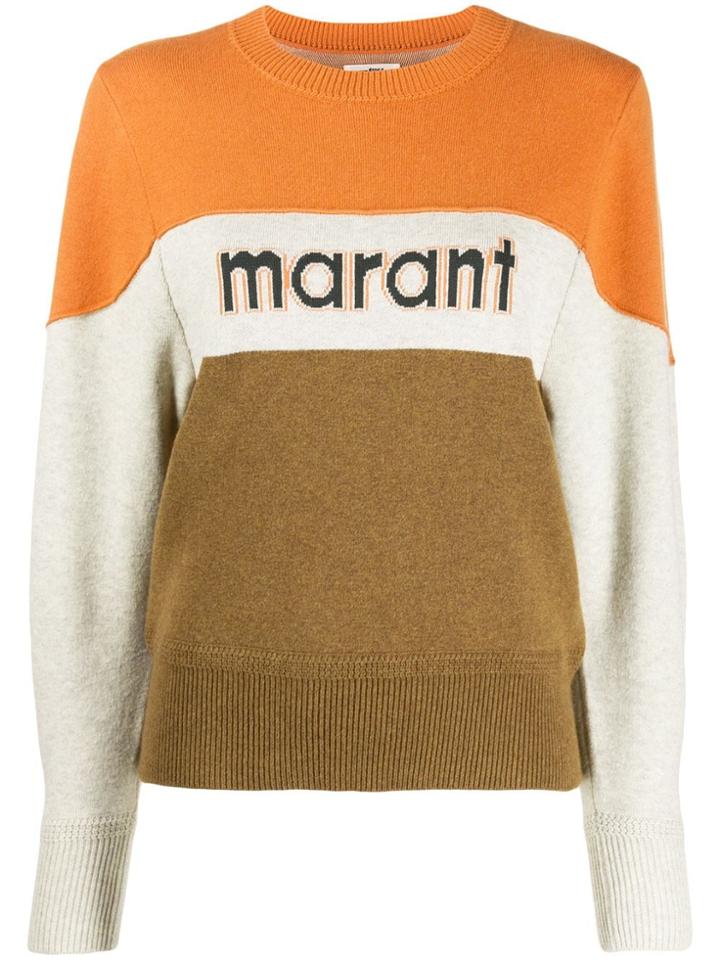 Isabel Marant Étoile Striped Knit Jumper - Yellow