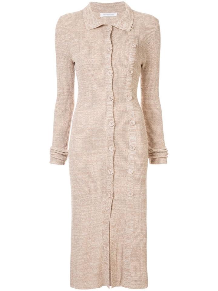 Christopher Esber Knitted Midi Dress - Brown