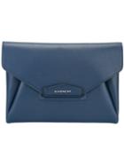 Givenchy Medium 'antigona' Envelope Clutch, Women's, Blue
