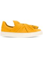 Ports 1961 Ruffle Bow Sneakers - Yellow & Orange