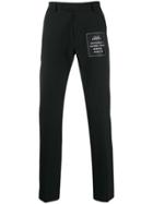 Palm Angels Logo Patch Tailored Trousers - Black