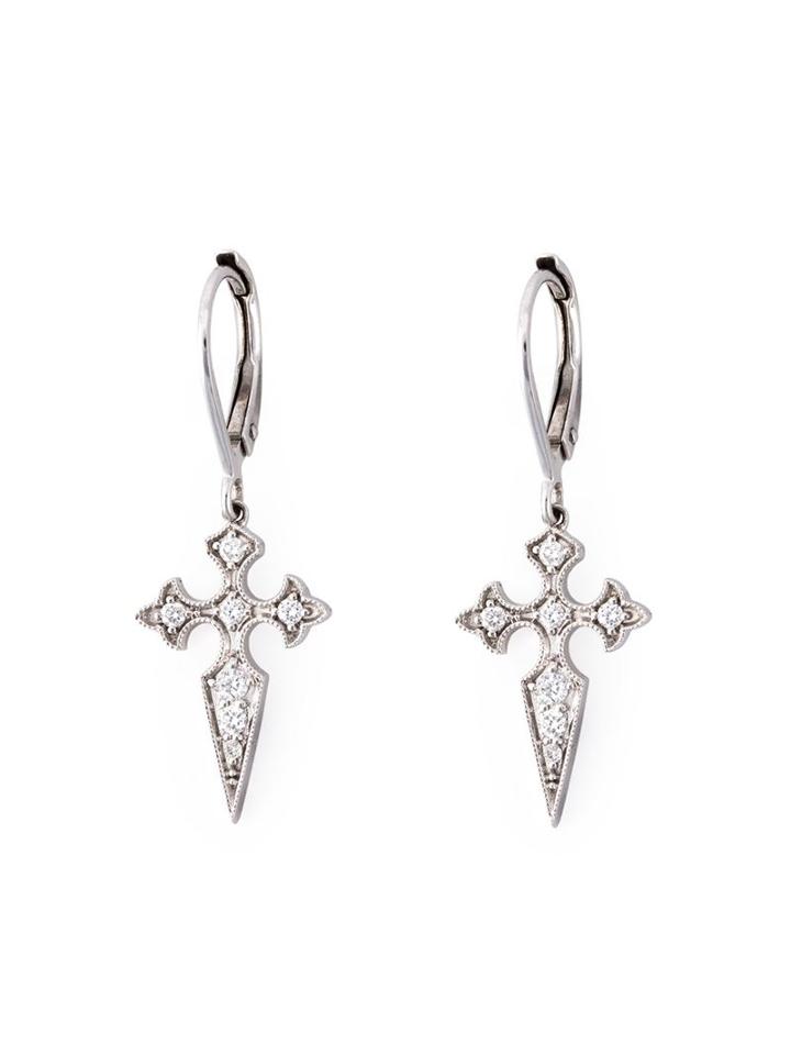 Stone 'blood Diamonds' Earrings