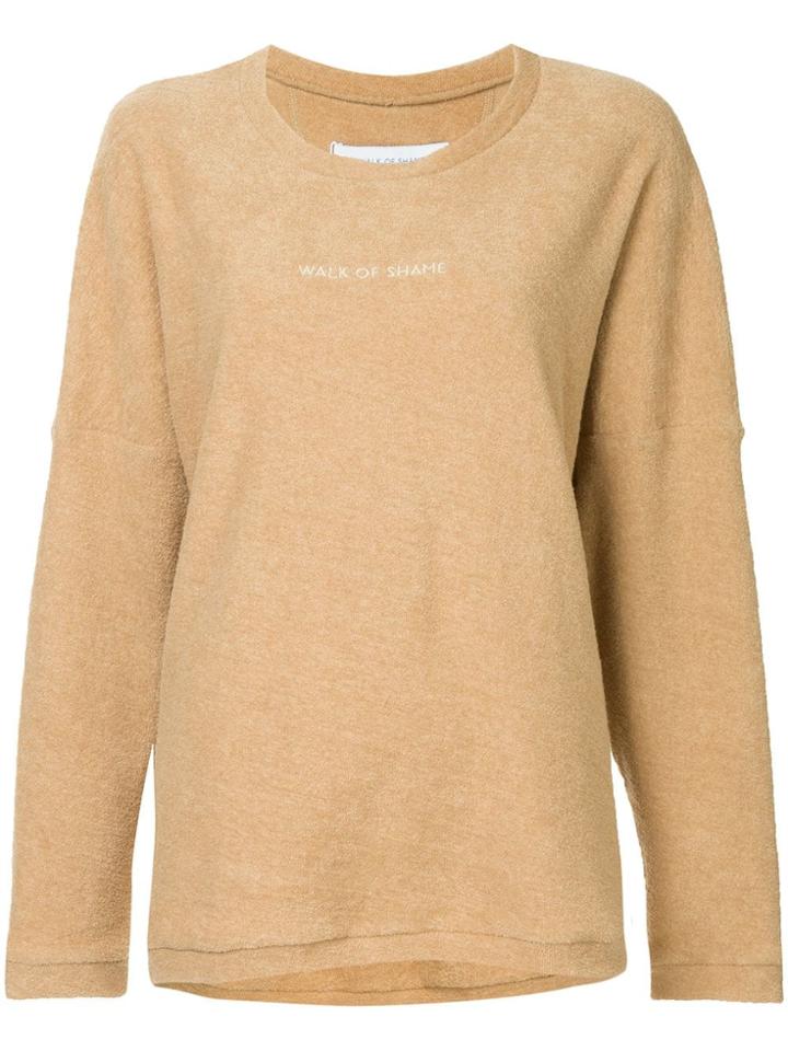 Walk Of Shame Easy Sweatshirt - Brown