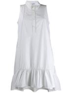 Blumarine High-low Shirt Dress - White
