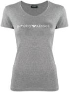 Emporio Armani Fitted Logo T-shirt - Grey