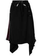 Maison Mihara Yasuhiro Rectangle Snap Skirt - Black