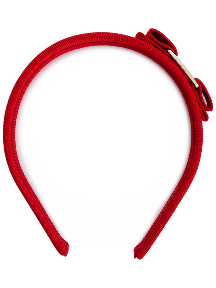 Salvatore Ferragamo Vara Grosgrain Head Band - Red