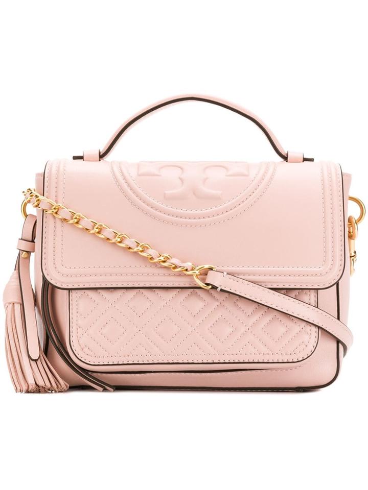 Tory Burch Fleming Satchel - Pink