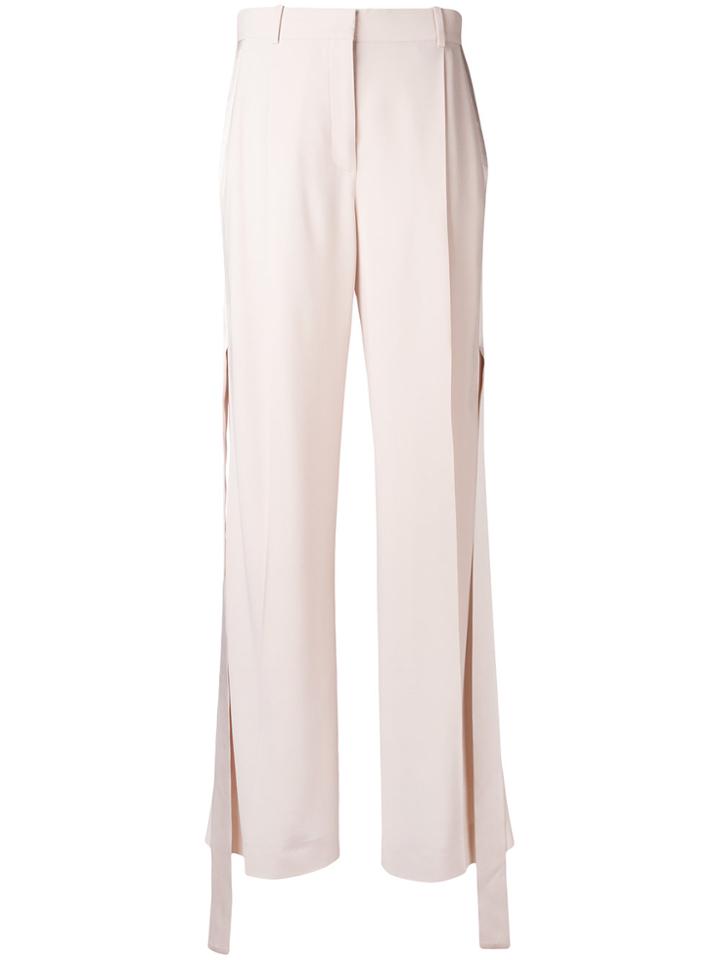 Givenchy Flared Tailored Trousers - Pink & Purple