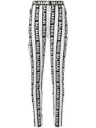 Balmain Striped Logo Trousers - Black