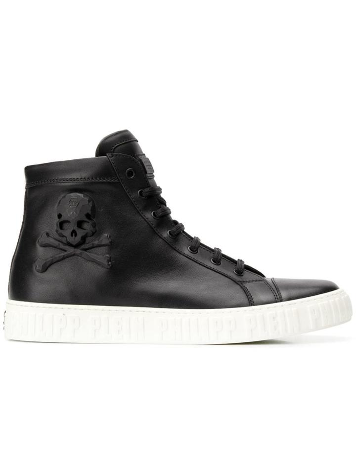 Philipp Plein Logo Sneakers - Black