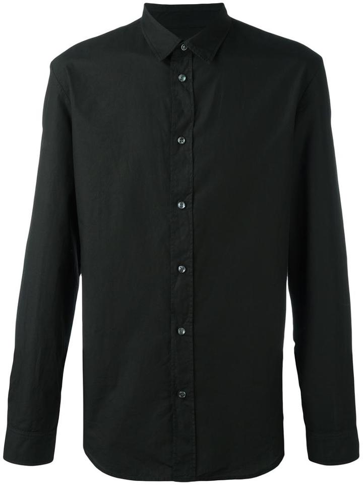 Maison Margiela Classic Shirt, Men's, Size: 42, Black, Cotton