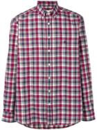 Etro - Checked Shirt - Men - Cotton - 44, Pink/purple, Cotton