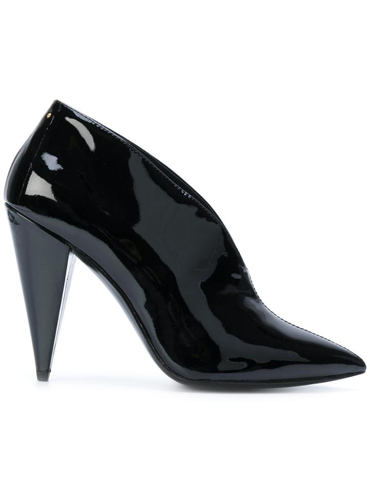 Stella Luna Pointed Toes Booties - Black