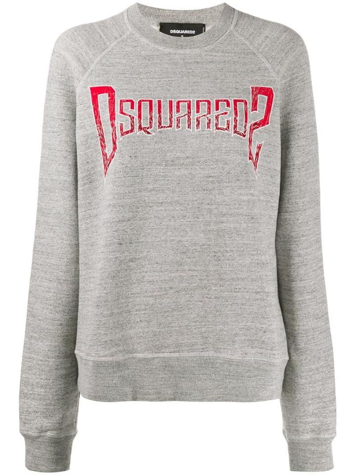 Dsquared2 Logo Print Jumper - Grey