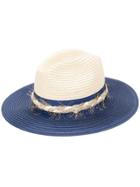 Lorena Antoniazzi Colour-block Hat - Blue