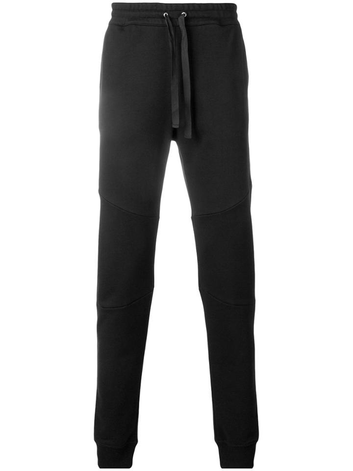 Versus Logo Printed Joggers - Black