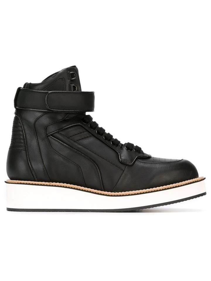 Givenchy Tyson Hi-top Sneakers, Men's, Size: 40, Black, Calf Leather/rubber/leather