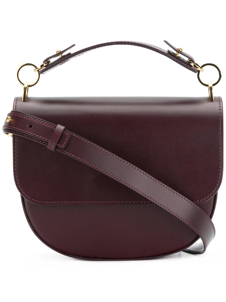 Sophie Hulme Bow Satchel Bag - Brown