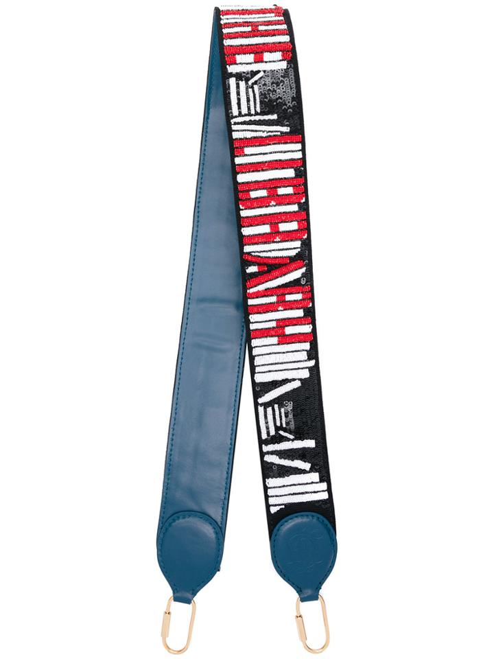 Olympia Le-tan The Body In The Library Strap - Black