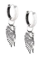 Marcelo Burlon County Of Milan Wing Hoop Earrings - Metallic