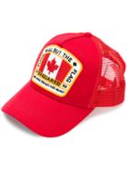 Dsquared2 - Canadian Flag Baseball Cap - Men - Cotton/polyester - One Size, Red, Cotton/polyester