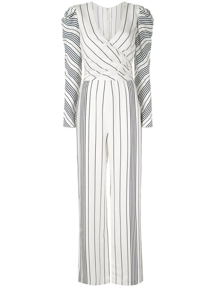 Jonathan Simkhai Striped Jumpsuit - White