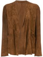 Salvatore Santoro Open Front Jacket - Brown