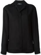 Dsquared2 Sheer Shirt, Women's, Size: 40, Black, Silk