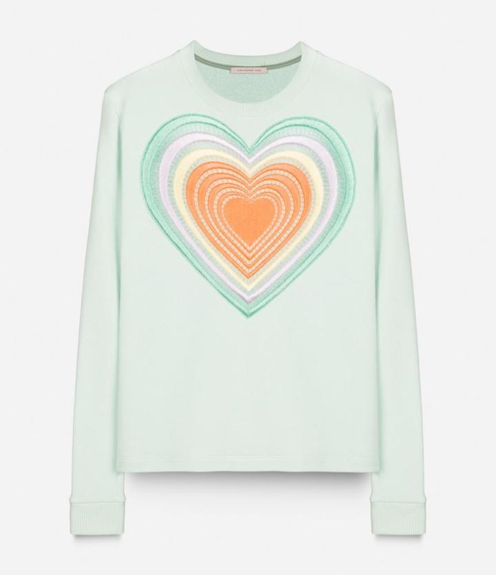 Christopher Kane Multi Heart Sweatshirt