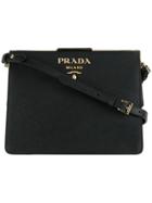 Prada Light Frame Shoulder Bag - Black