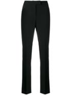 Boutique Moschino Classic Tailored Trousers, Women's, Size: 42, Black, Triacetate/polyester
