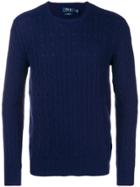 Polo Ralph Lauren Cable-knit Fitted Sweater - Blue