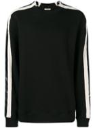 Zilver Side Strap Sweatshirt In Organic Cotton - Black