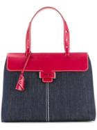 Myriam Schaefer Two-tone Lord Tote Bag - Blue