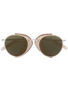 Garrett Leight Wilson Sun Shield Sunglasses - Green