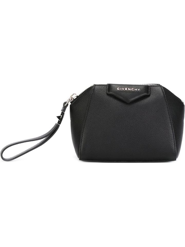 Givenchy 'antigona' Clutch, Women's, Black