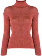 Issey Miyake Pre-owned 1970's Turtleneck Jumper - Red