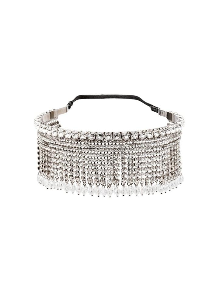Miu Miu Crystal Tiara - Metallic
