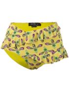 Patbo Printed Bikini Briefs - Yellow