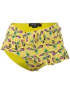 Patbo Printed Bikini Briefs - Yellow