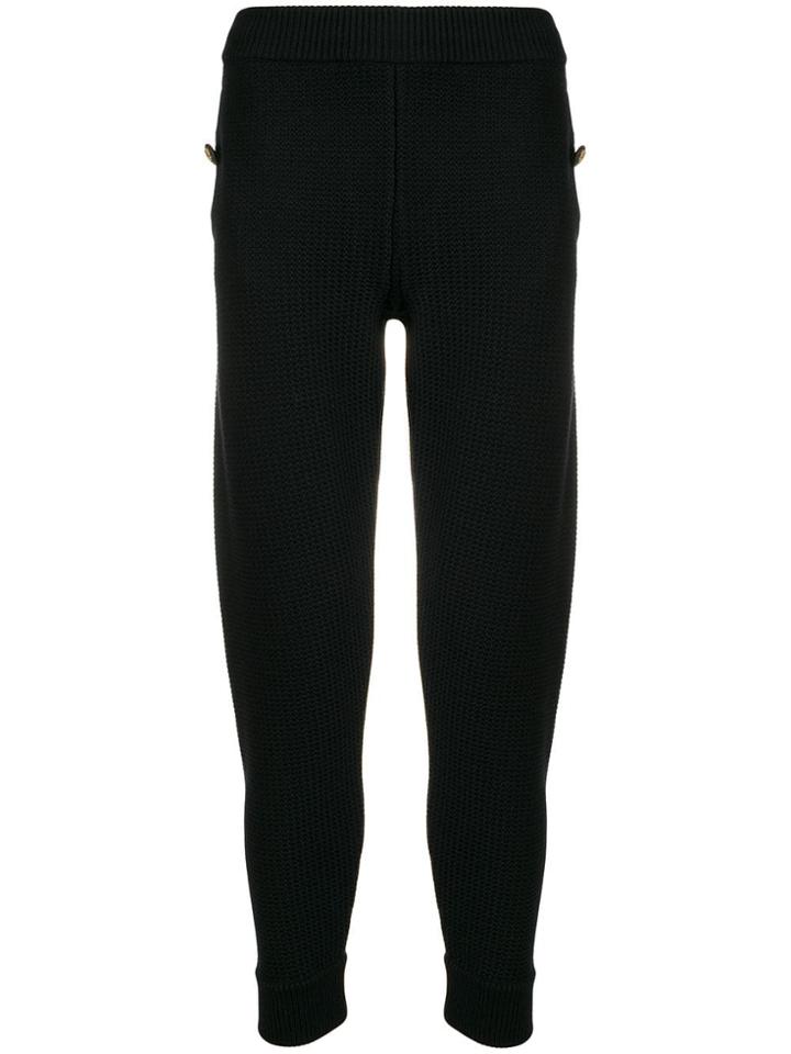 Billionaire Woven Track Trousers - Black